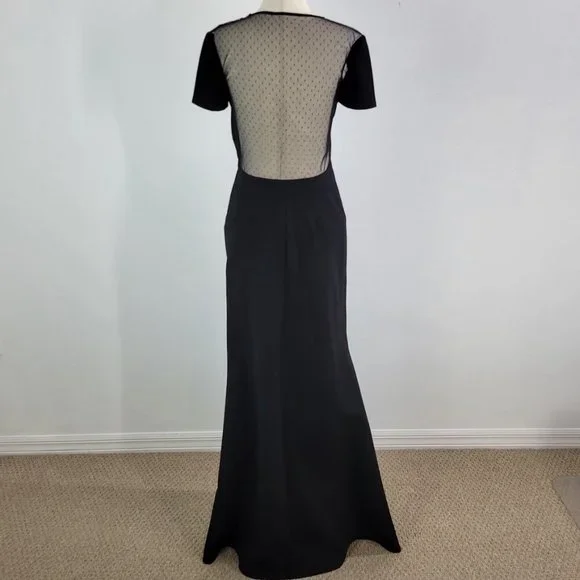 NWT- JILL by JILL Stuart Dotted Mesh Gown maxi dress Sz 4 - Picture 6 of 11